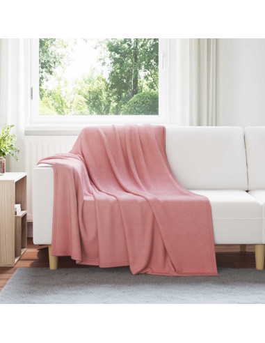 Coperte da Pile 6 pcs Rosa 200 x 150 cm Panno