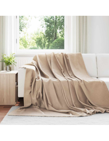 Coperte da Pile 24 pcs Cammello 240 x 220 cm Panno