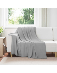 Coperte da Pile 24 pcs Grigio 200 x 150 cm Panno