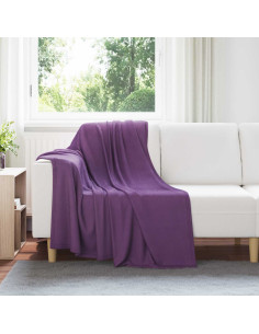 Coperta Viola 170 x 130 cm Panno