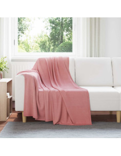 Coperta Rosa 170 x 130 cm Panno