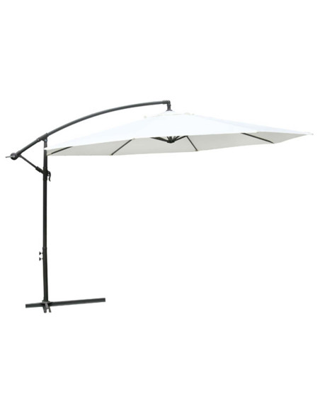 Ombrellone da sole appeso Bianco