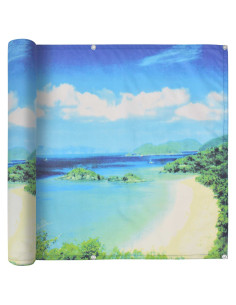 Ombrello da esterno multicolore 400 x 90 cm Oxford