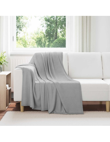 Coperta Grigio 170 x 130 cm Panno
