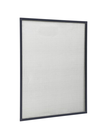Zanzariera per Finestre Antracite 100x120 cm