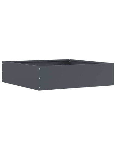 Bordura per Prato Antracite 50 x 50 x 13 cm Acciaio