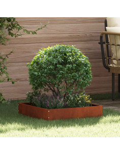 Bordura per Prato 6 pcs Ruggine 50 x 50 x 13 cm