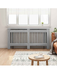 Copertura per radiatori Grigio Sonoma 172 x 19 x 81,5 cm