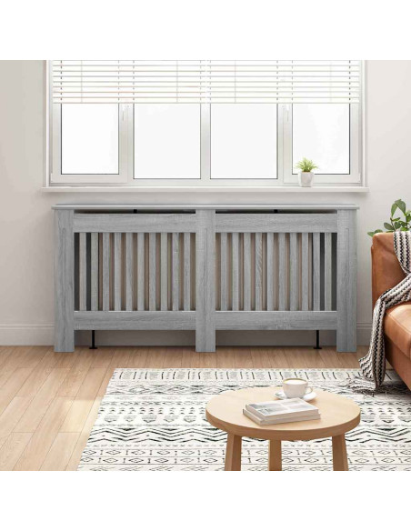 Copertura per radiatori Grigio Sonoma 172 x 19 x 81,5 cm