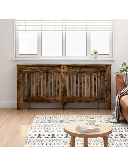 Copertura per radiatori Rovere fumé 172 x 19 x 81,5 cm