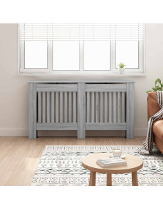 Copertura per radiatori Grigio Sonoma 152 x 19 x 81,5 cm