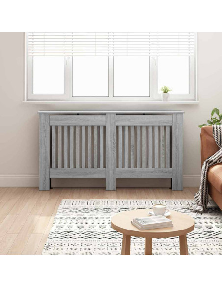 Copertura per radiatori Grigio Sonoma 152 x 19 x 81,5 cm