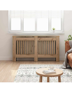 Copertura per radiatori Rovere artigianale 152 x 19 x 81,5 cm