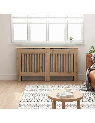 Copertura per radiatori Rovere artigianale 152 x 19 x 81,5 cm