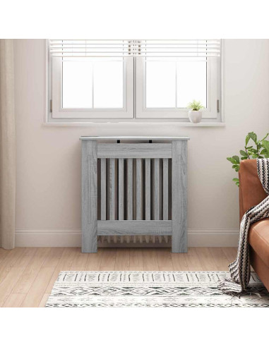 Copertura per radiatori Grigio Sonoma 78 x 19 x 81,5 cm
