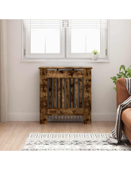 Copertura per radiatori Rovere fumé 78 x 19 x 81,5 cm