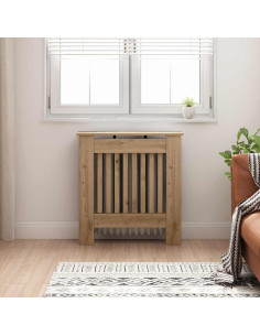Copertura per radiatori Rovere artigianale 78 x 19 x 81,5 cm