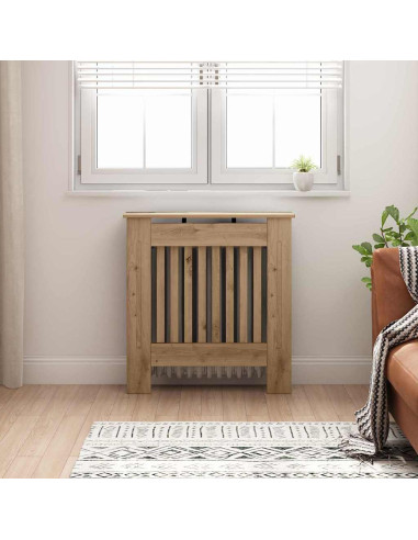 Copertura per radiatori Rovere artigianale 78 x 19 x 81,5 cm