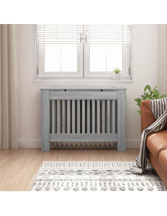 Copertura per radiatori Grigio Sonoma 112 x 19 x 81,5 cm