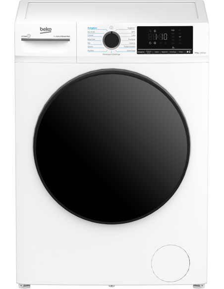 Beko BMDSC7545B: Lavasciuga Slim, 7+5kg, 1400giri, Classe D/A, linea Estetica NX, display touch, oblò nero con cover, funzione 