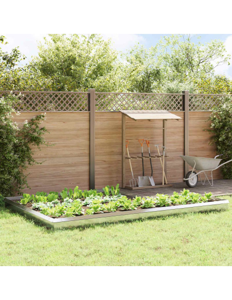 Recinzioni per lumache 16 pcs Argento Acciaio inossidabile