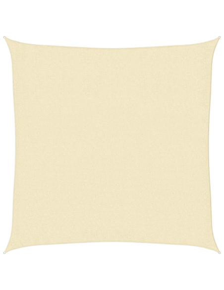 Vela Parasole in HDPE Quadrata 2x2 m Crema
