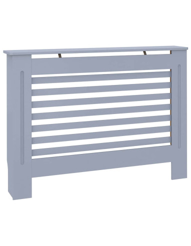 Copertura per Radiatore Antracite 112x19x81,5 cm in MDF
