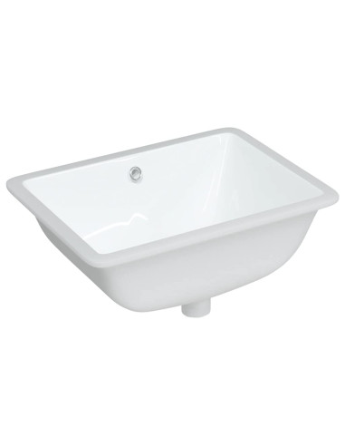 Lavandino da Bagno Bianco 52x38,5x19,5 cm Rettangolare Ceramica