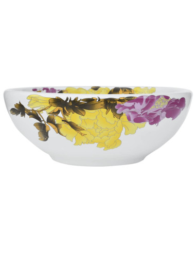 Lavabo da Appoggio Multicolore Rotondo Φ41x14 cm Ceramica