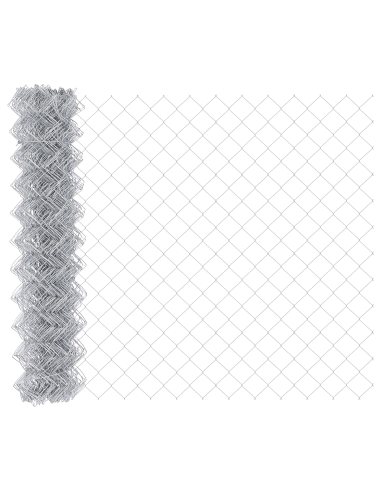 Palo della recinzione Argento 10 x 1 m (rete 60 x 60 mm)