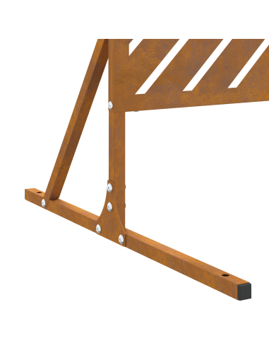 Schermo per Privacy Grigio 100 x 50 x 180 cm Acciaio