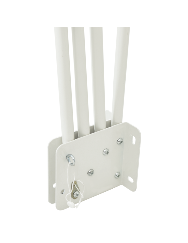 Schermo di Privacy per Balcone Antracite e Bianco 115 x 115 cm