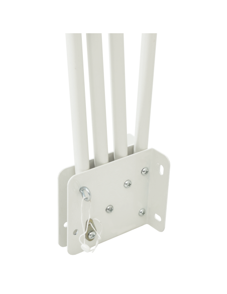 Schermo di Privacy per Balcone Antracite e Bianco 115 x 115 cm