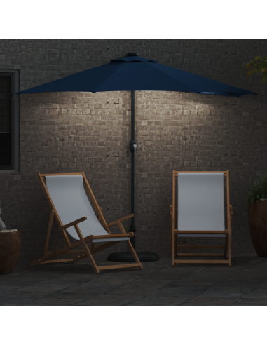 Ombrello da giardino Azzurro 294 x 150 x 224 cm