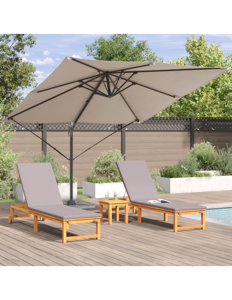 Parasol Roma Talpa 286 x 284 x 265 cm Alluminio e Poliestere