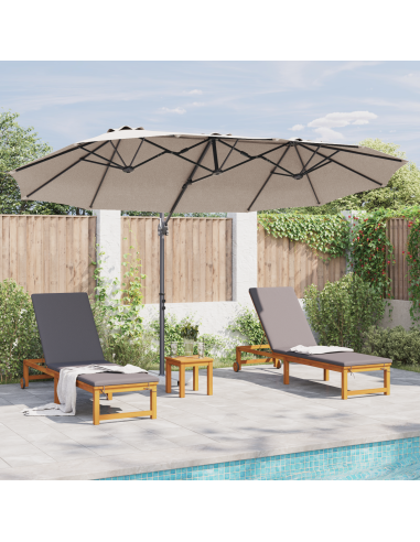 Ombrellone Talpa 372 x 198 x 243 cm Poliestere e Alluminio