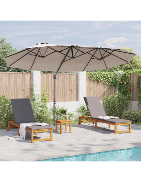 Ombrellone Talpa 372 x 198 x 243 cm Poliestere e Alluminio