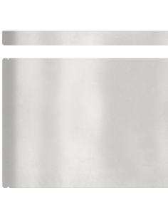 Bordura per Prato 4 pcs Argento 450 x 0.05 x 15 cm