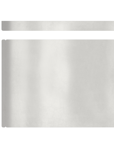 Bordura per Prato 4 pcs Argento 450 x 0.05 x 15 cm