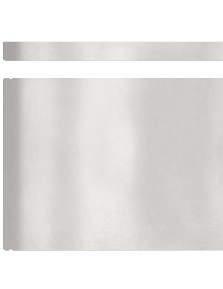 Bordura per Prato 4 pcs Argento 450 x 0.05 x 15 cm