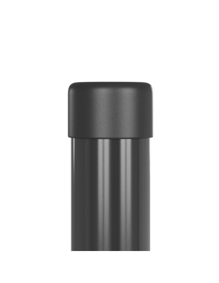 Palo della recinzione 2 pcs Grigio 50 cm