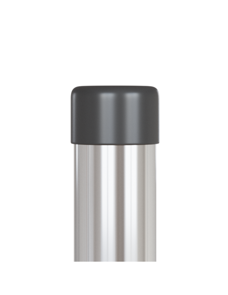 Palo della recinzione 12 pcs Argento 90 cm