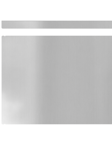 Bordura per Prato Argento 450 x 0.05 x 15 cm Acciaio zincato