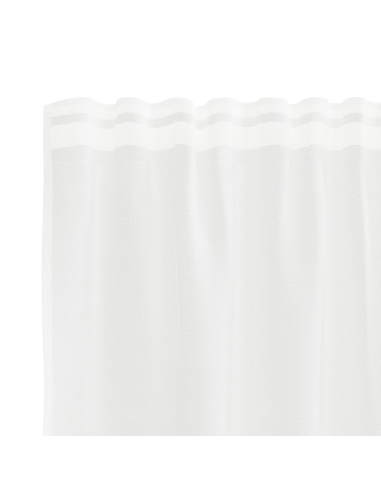 Tenda in Pizzo con tende Bianco 120 x 150 cm Poliestere