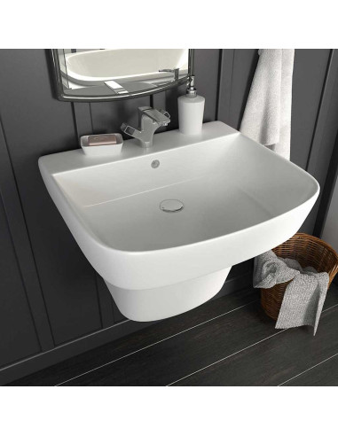 Lavabo Bianco 50 x 45 x 41 cm Ceramica Smaltata
