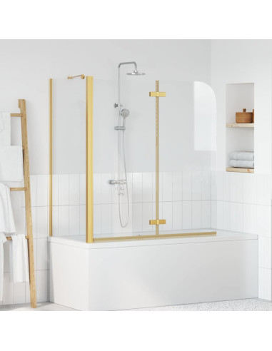 Involucro Doccia Oro 120 x 68 x 130 cm Vetro ESG e Alluminio