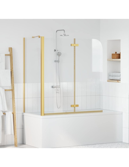 Involucro Doccia Oro 120 x 68 x 130 cm Vetro ESG e Alluminio