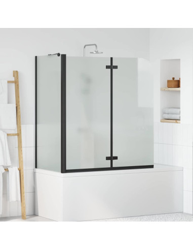 Involucro Doccia Nero 120 x 68 x 130 cm Vetro ESG e Alluminio
