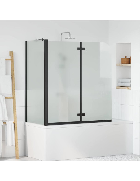 Involucro Doccia Nero 120 x 68 x 130 cm Vetro ESG e Alluminio