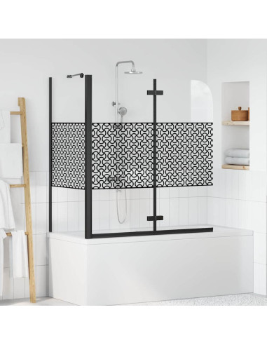 Chiusura per Bagno Geometrico Nero 120 x 67 x 129 cm